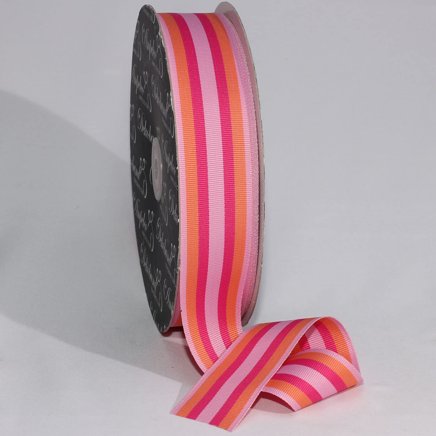 Amazon.com: Pink and Orange Striped Woven Grosgrain Craft